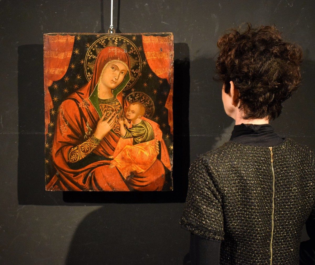 La Vergine col Bambino (Virgo Lactans)  - Icona Veneto-Cretese - Fine del XVI secolo-photo-8
