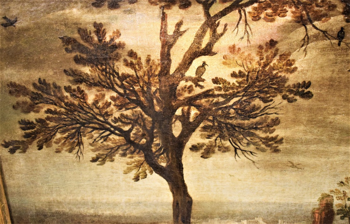 Assalto al villaggio con scontro tra cavalieri - Maestro Fiammingo del XVII° secolo-photo-6