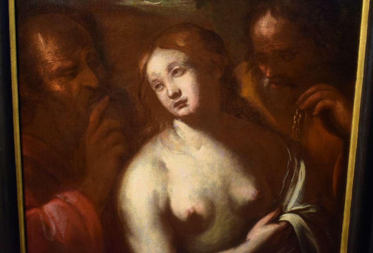Susanna e i Vecchioni - Ambito di Carlo francesco Nuvolone (Milano, 1609 - 1662)-photo-6