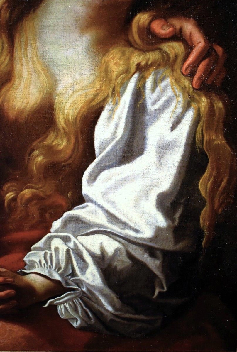 Il Pentimento di Maria Maddalena - Abraham Janssens II, il Giovane (Anversa 1616 - 1649) "-photo-4