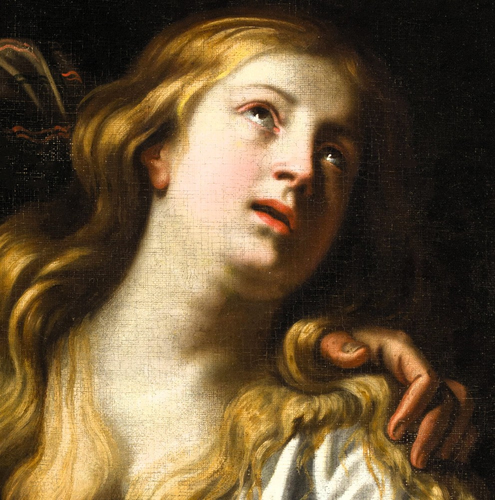 Il Pentimento di Maria Maddalena - Abraham Janssens II, il Giovane (Anversa 1616 - 1649) "-photo-3