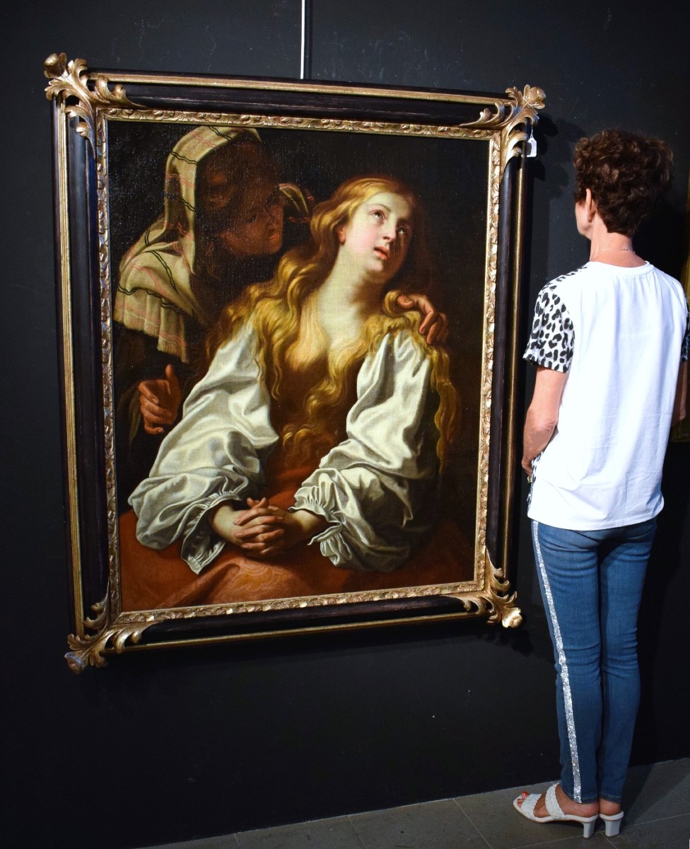 Il Pentimento di Maria Maddalena - Abraham Janssens II, il Giovane (Anversa 1616 - 1649) "-photo-8