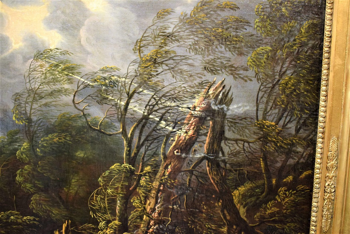 Paesaggio con pastore e armenti - Antonio Tavella (Milano 1668 - Genova 1738) -photo-6