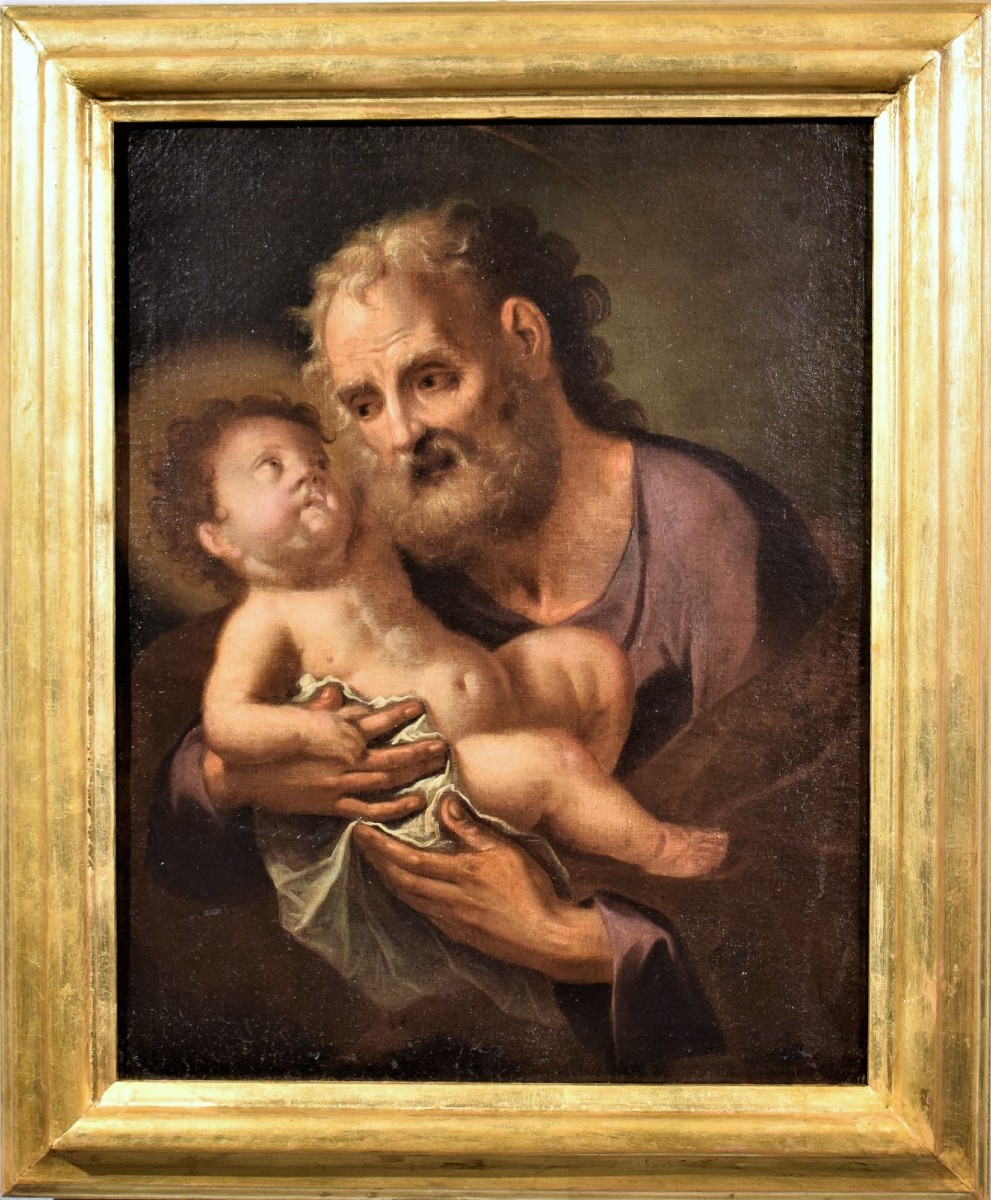 San Giuseppe col Bambino - Francesco de Mura (Napoli 1696-1782)-photo-2
