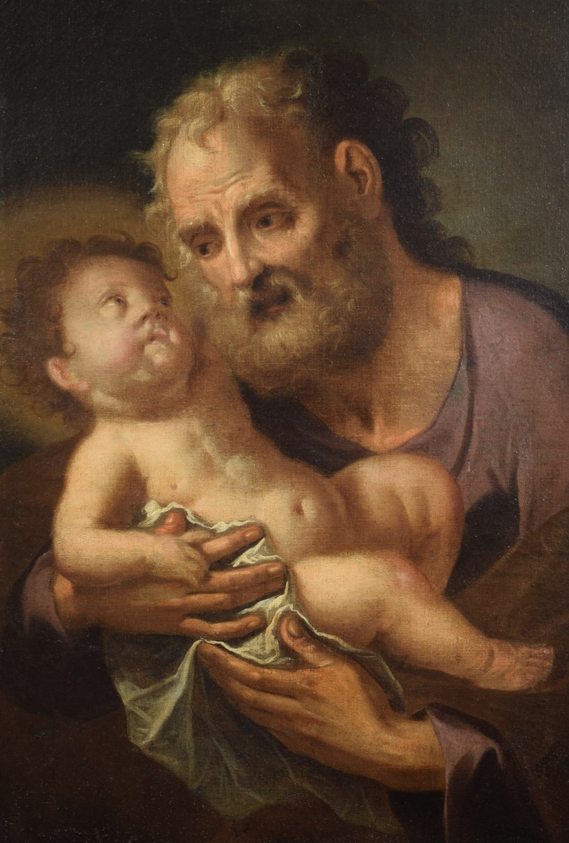 San Giuseppe col Bambino - Francesco de Mura (Napoli 1696-1782)-photo-3