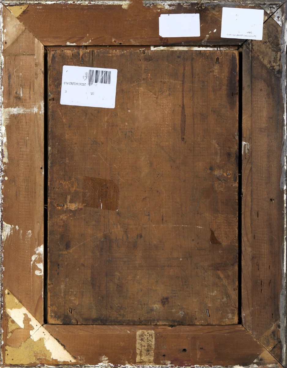 Crocifissione di Cristo - Olio su tavola - Francia, Limoges - Fine del '700-photo-4