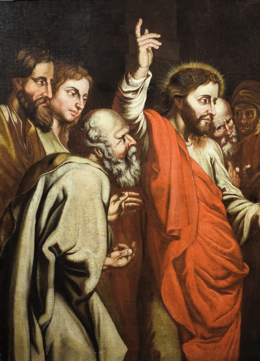 Il tributo della moneta - Maestro Fiammingo - Cerchia di P.P. Rubens (1577-1640)-photo-3