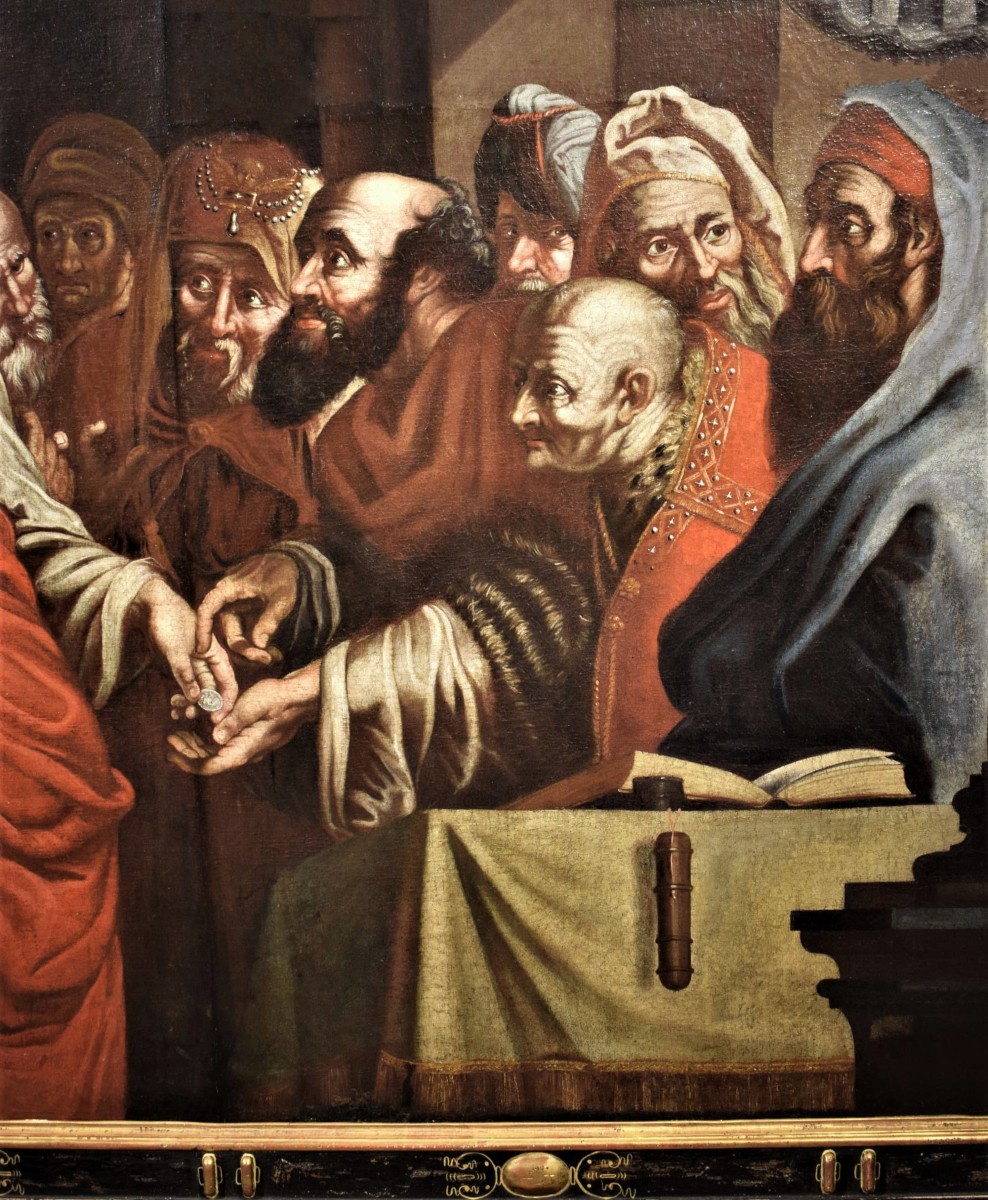 Il tributo della moneta - Maestro Fiammingo - Cerchia di P.P. Rubens (1577-1640)-photo-4