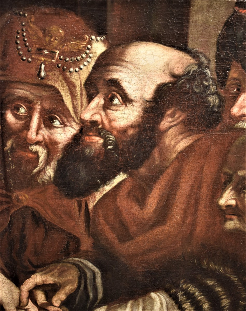 Il tributo della moneta - Maestro Fiammingo - Cerchia di P.P. Rubens (1577-1640)-photo-3