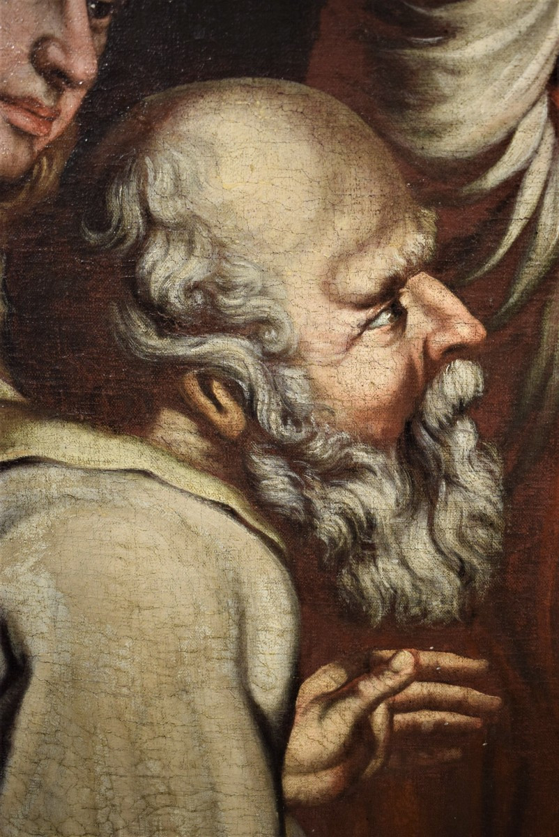 Il tributo della moneta - Maestro Fiammingo - Cerchia di P.P. Rubens (1577-1640)-photo-4