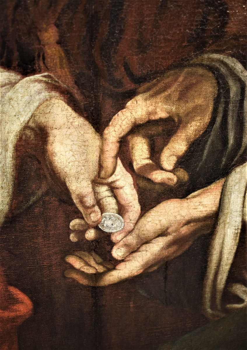 Il tributo della moneta - Maestro Fiammingo - Cerchia di P.P. Rubens (1577-1640)-photo-5