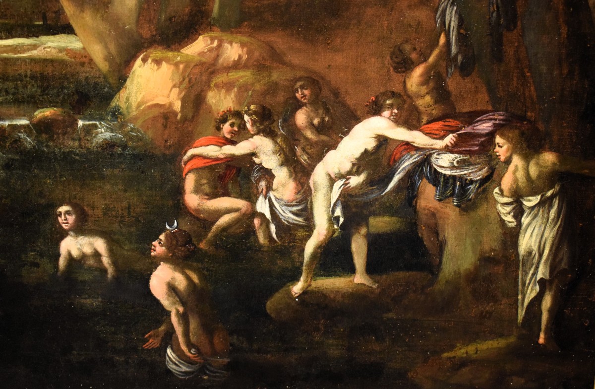 Diana e Atteone -   Scuola Romana  - Epoca XVII secolo-photo-5