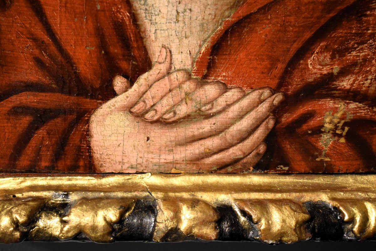 Ecce Homo -  Cerchia Dieric Bouts (1448-1491)  Epoca : XVI° secolo-photo-4