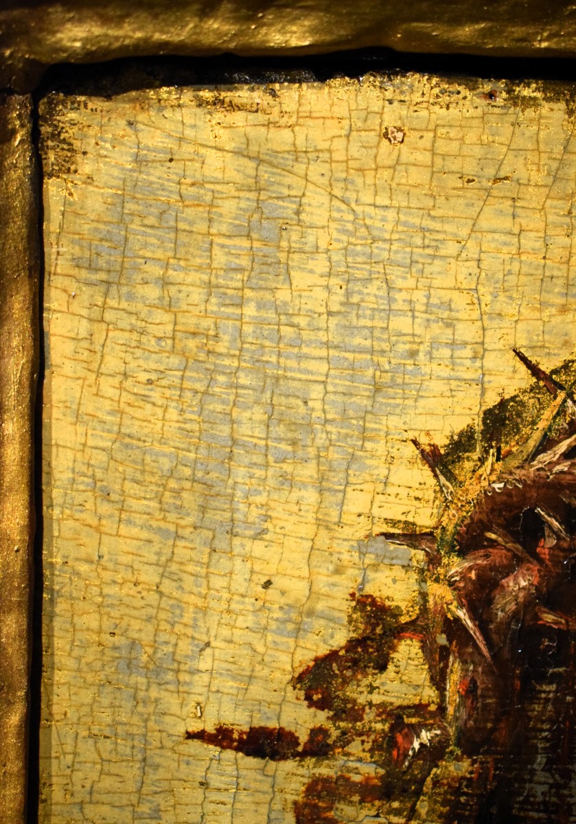 Ecce Homo -  Cerchia Dieric Bouts (1448-1491)  Epoca : XVI° secolo-photo-2