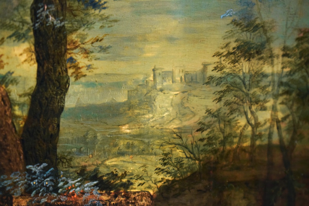 Scena mitologica di Matrimonio - Jacob Franse attivo 1720/30-photo-3