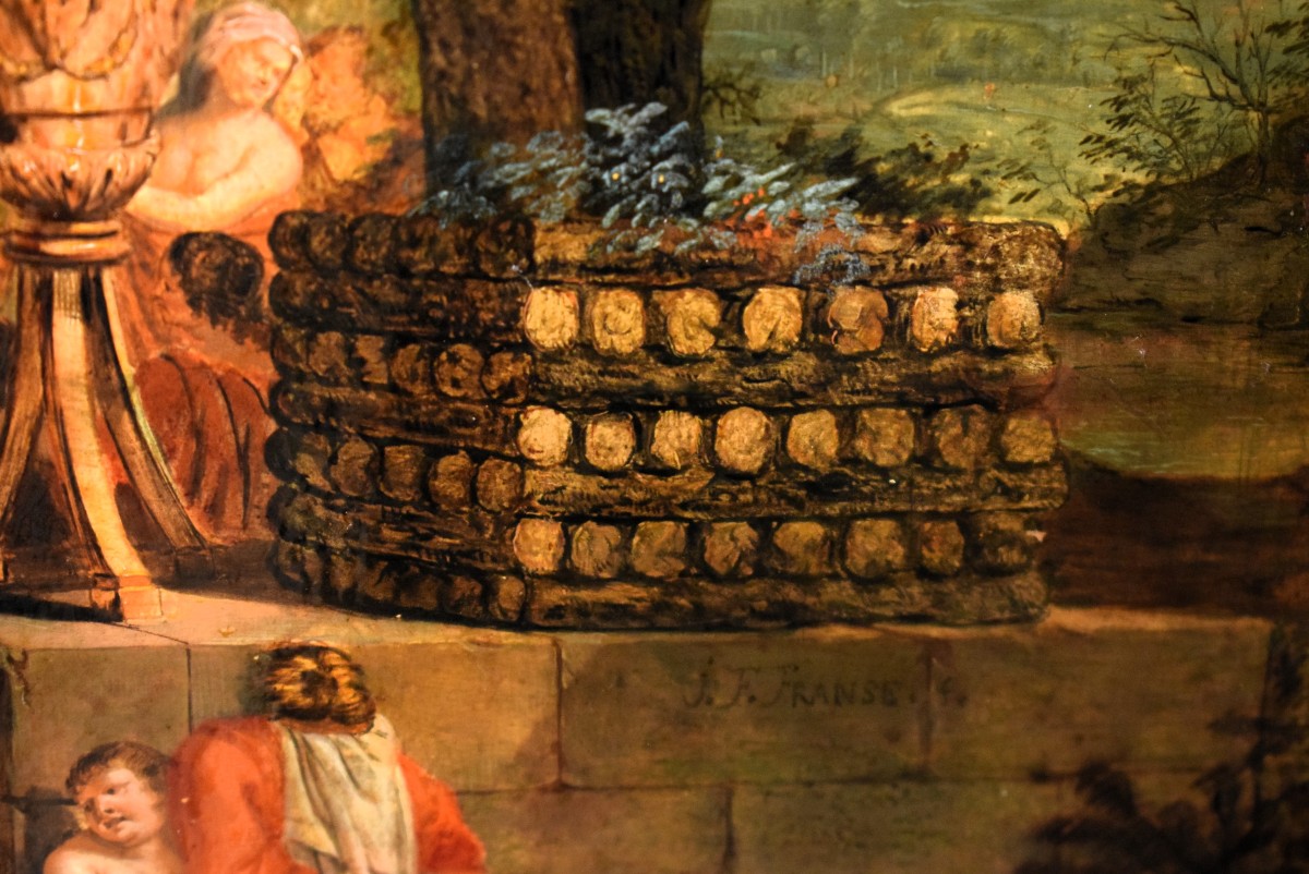 Scena mitologica di Matrimonio - Jacob Franse attivo 1720/30-photo-4