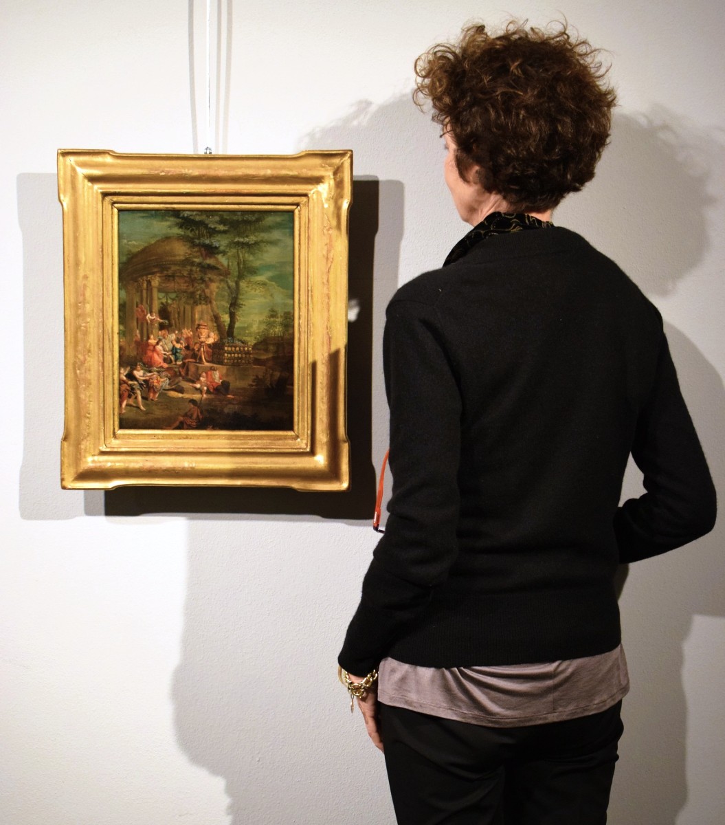 Scena mitologica di Matrimonio - Jacob Franse attivo 1720/30-photo-6