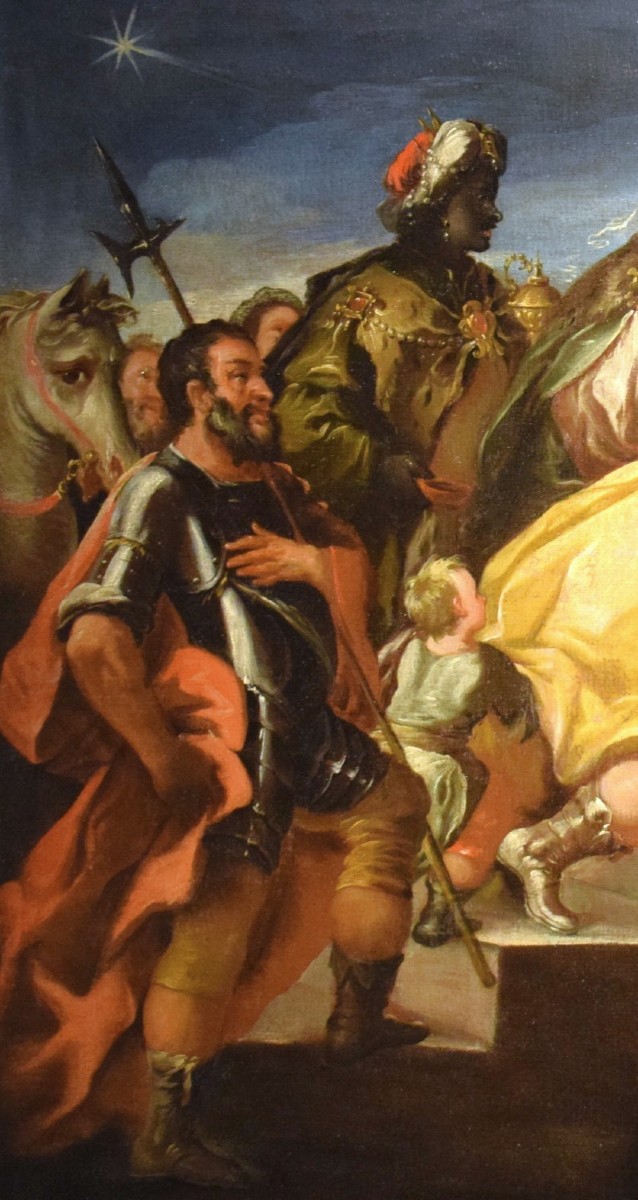 Adorazione dei Magi  - Scuola Napoletana di fine '600 - cerchia di Luca Giordano-photo-3