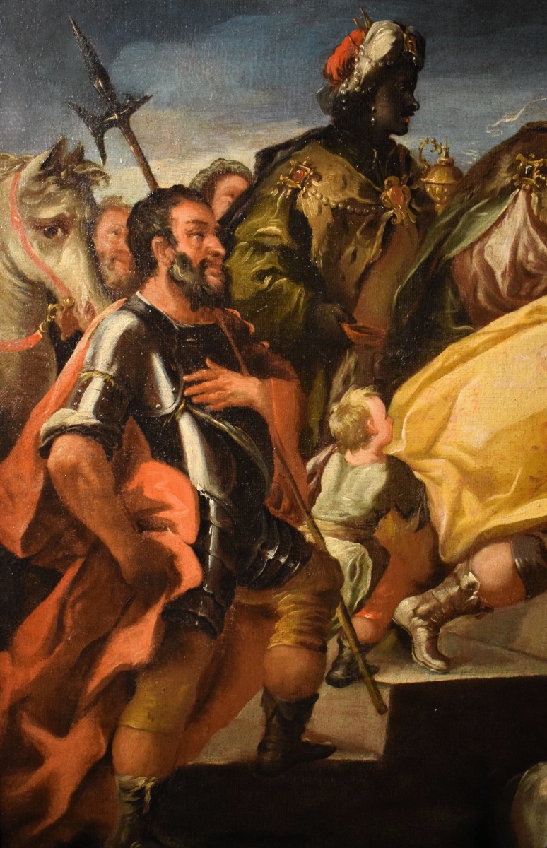 Adorazione dei Magi  - Scuola Napoletana di fine '600 - cerchia di Luca Giordano-photo-1