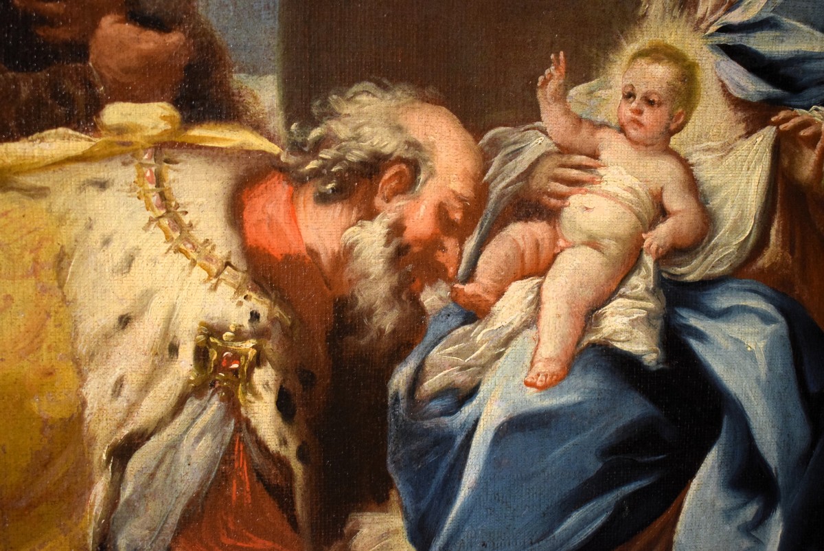 Adorazione dei Magi  - Scuola Napoletana di fine '600 - cerchia di Luca Giordano-photo-5