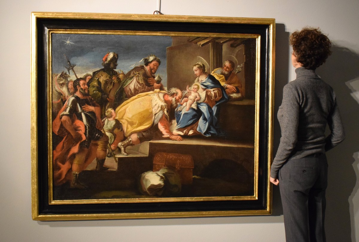 Adorazione dei Magi   -  Scuola Napoletana di fine '600-photo-8