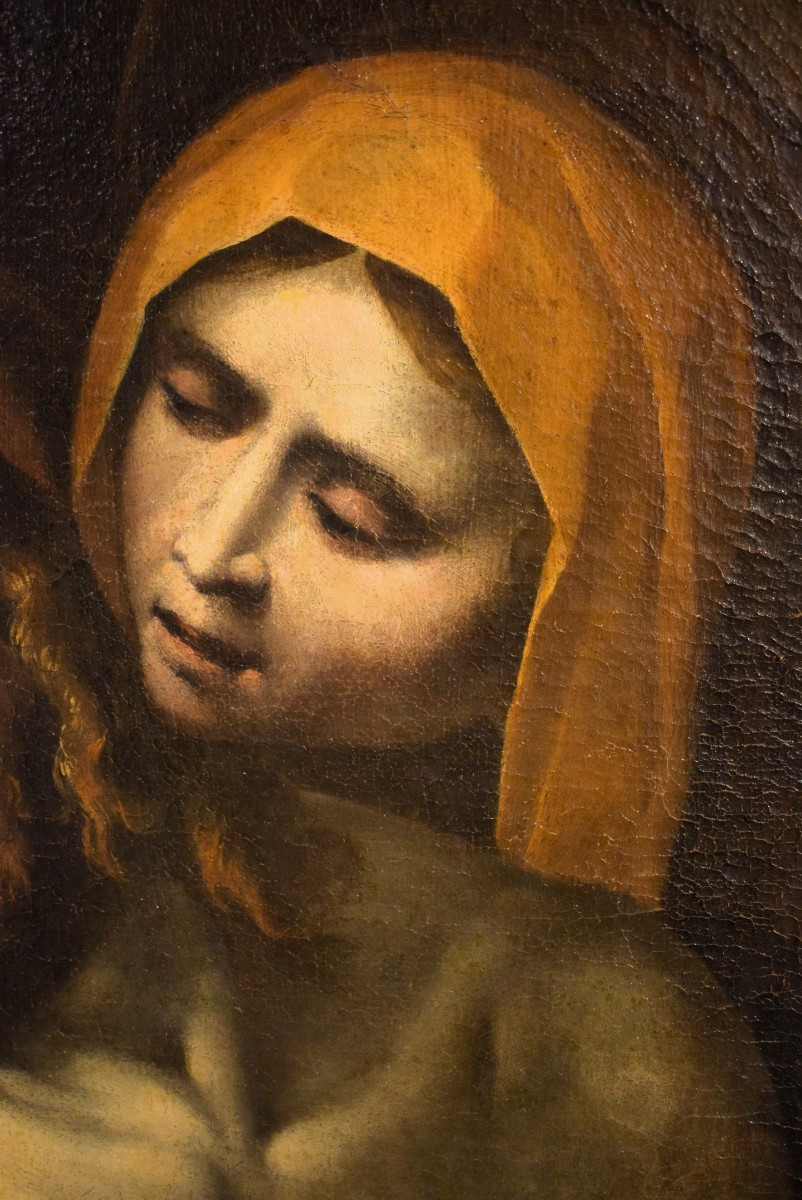 La Pietà" - Cristo sorretto dalla Vergine - Bottega Bernardino Campi (1522-1591)-photo-1