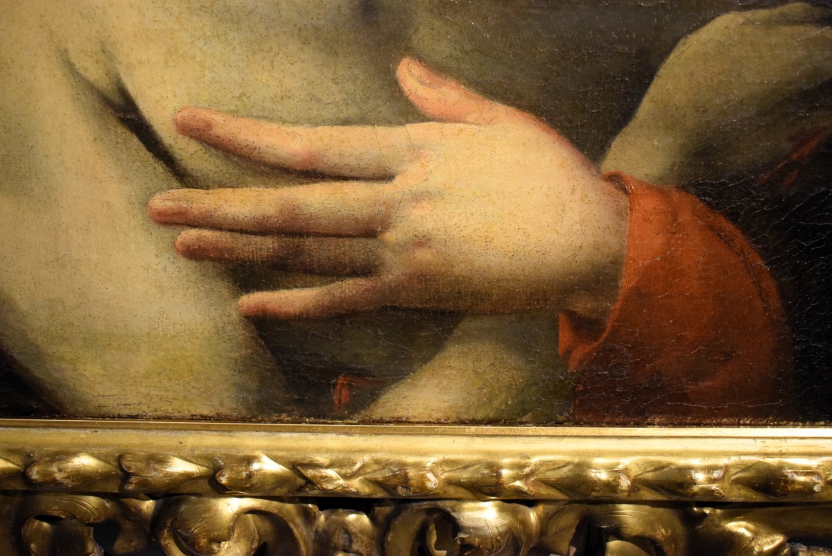 La Pietà" - Cristo sorretto dalla Vergine - Bottega Bernardino Campi (1522-1591)-photo-2