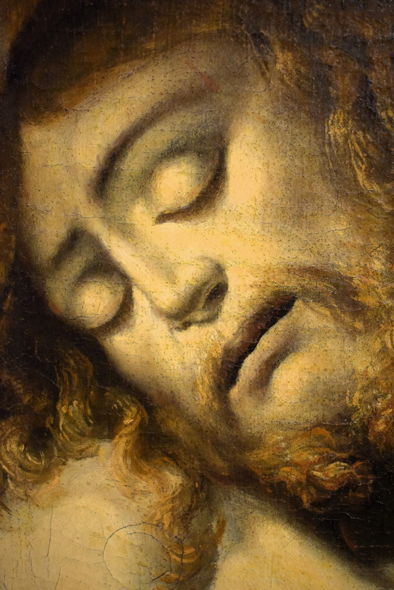 La Pietà" - Cristo sorretto dalla Vergine - Bottega Bernardino Campi (1522-1591)-photo-3