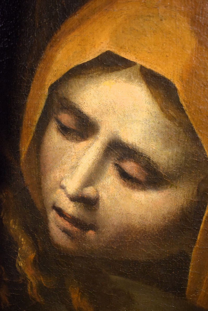 La Pietà" - Cristo sorretto dalla Vergine - Bottega Bernardino Campi (1522-1591)-photo-4