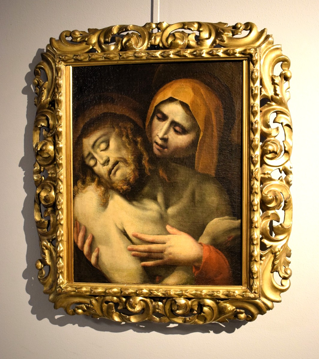 La Pietà" - Cristo sorretto dalla Vergine - Bottega Bernardino Campi (1522-1591)-photo-7
