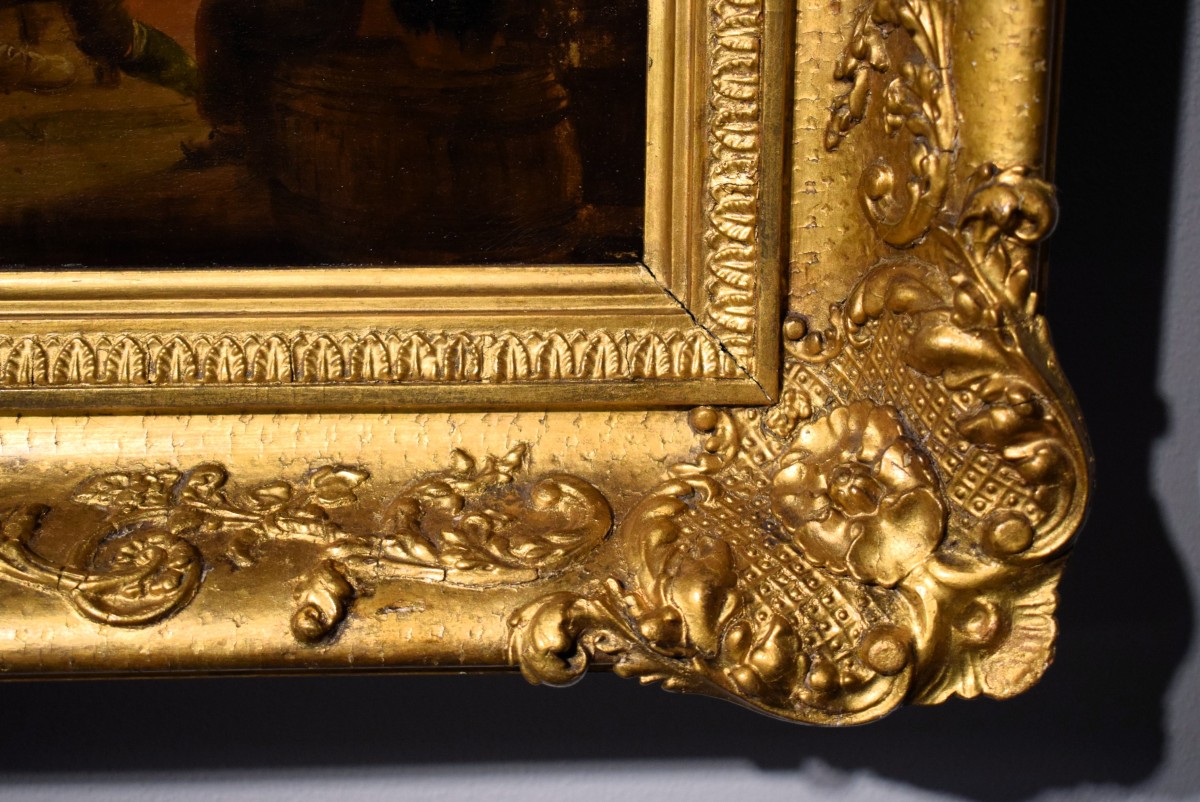 Scene di taverna -  Maestro Fiammingo del XIX secolo-photo-5