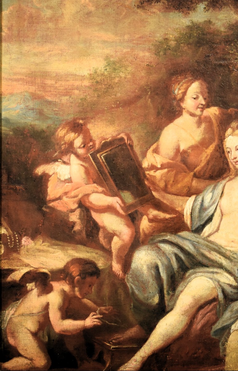 La Toilette di Venere  -   Scuola veneta di fine '600-photo-3