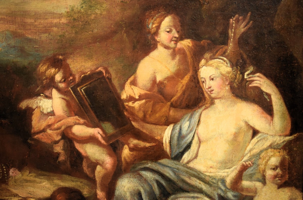 La Toilette di Venere  -   Scuola veneta di fine '600-photo-1