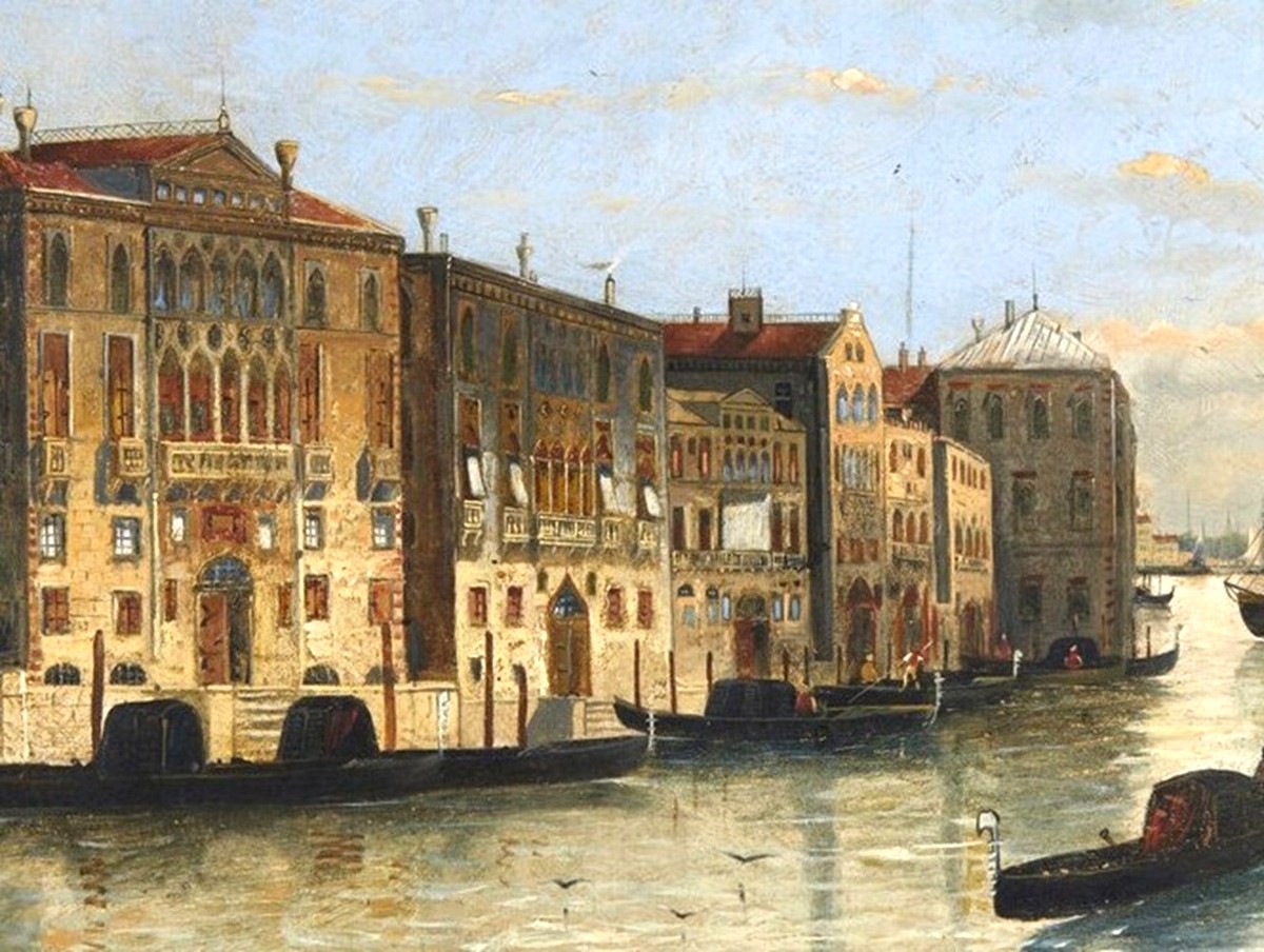 Venezia, Luci e ombre sul Canal Grande - I^ metà del XIX secolo-photo-1