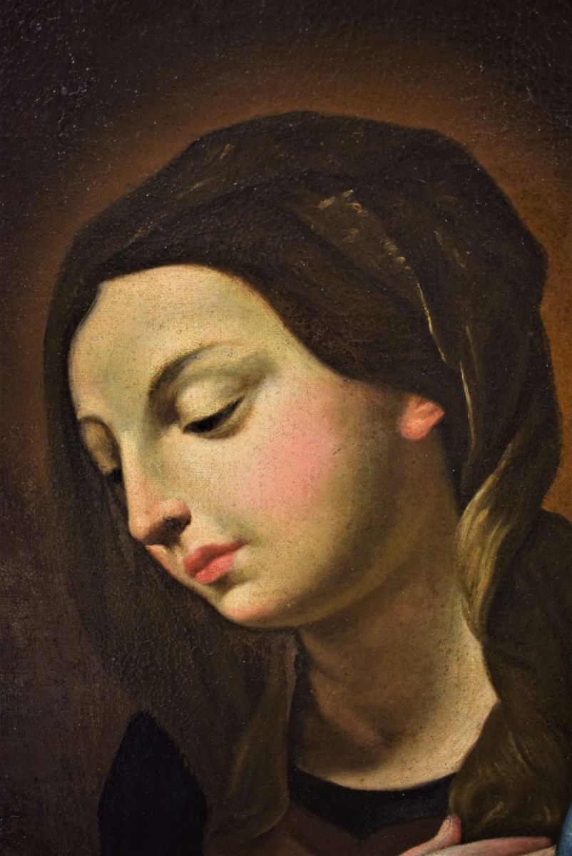 Vergine Annunciata - Cerchia di guido Reni, Emilia '600-photo-4