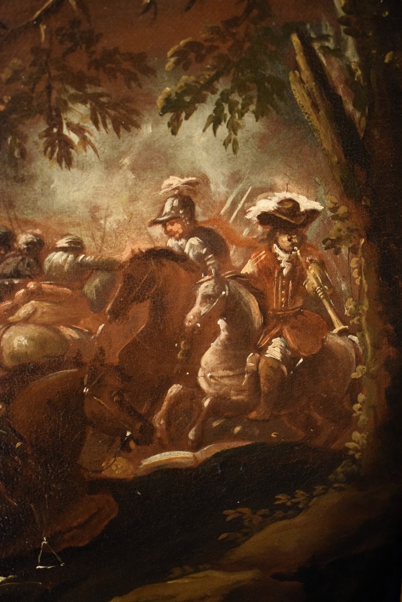 "Battaglia, cristiani contro i turchi" - Antonio Calza (Verona 1653-1725)-photo-6