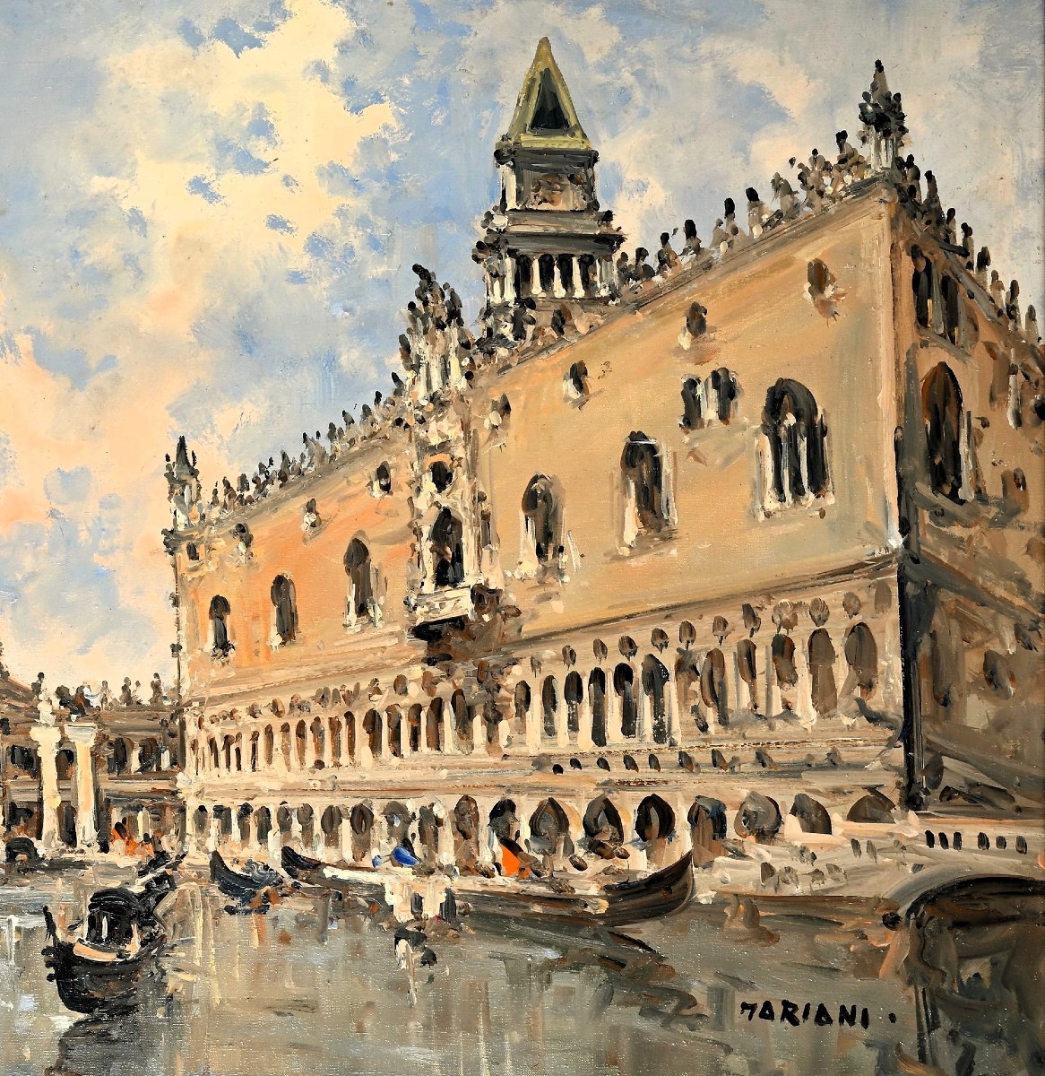 Venezia, il Bacino di san Marco  - Artista del primo '900-photo-1