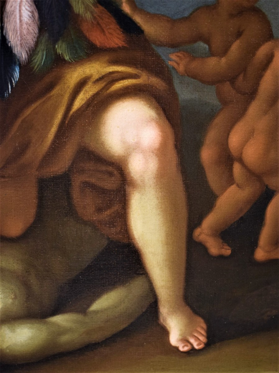 Allegoria dell'America  - Bottega di Francesco Trevisani (Capodistria 1656-Roma 1746)-photo-2