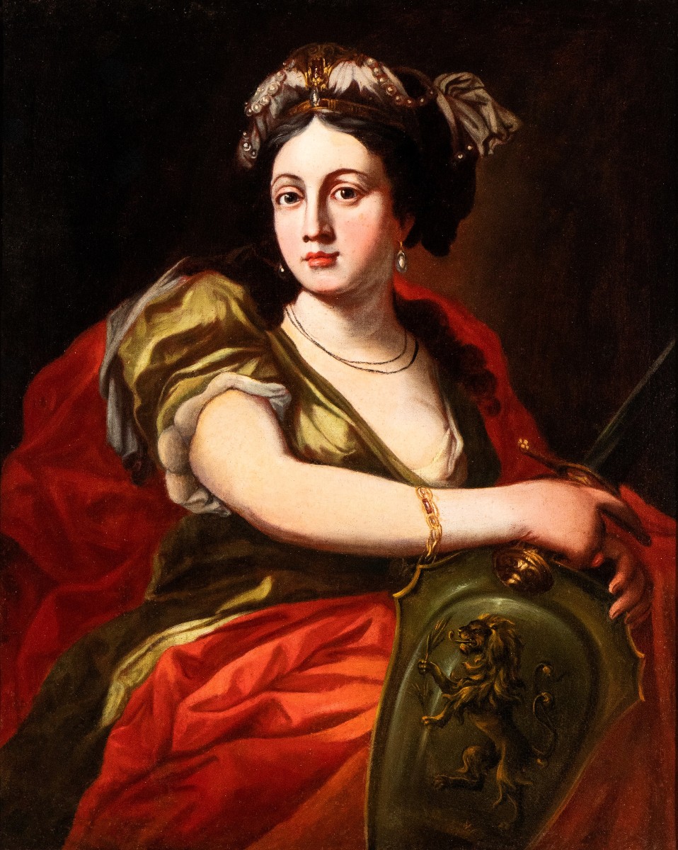 Allegoria della Fortezza - Artista emiliano del '600-photo-2