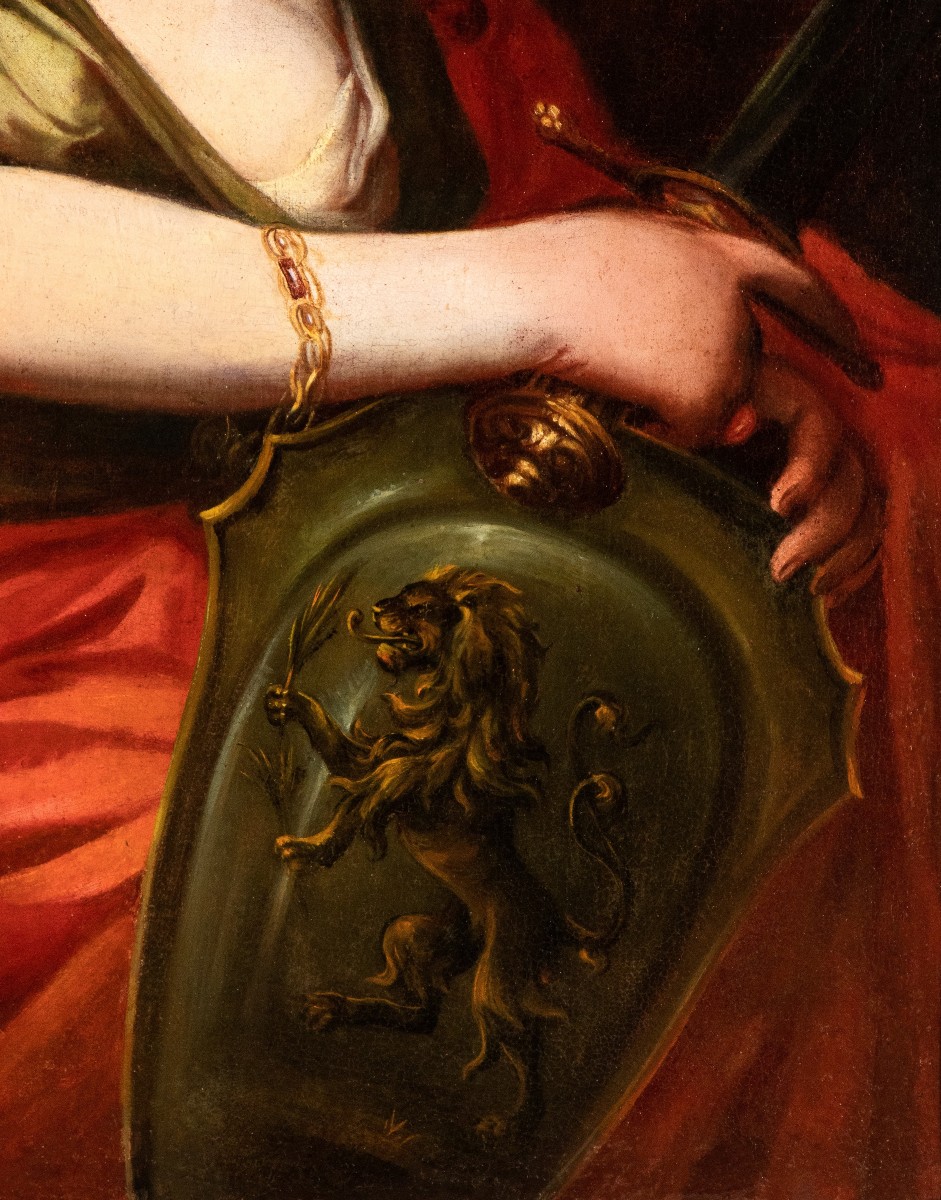 Allegoria della Fortezza - Artista emiliano del '600-photo-3