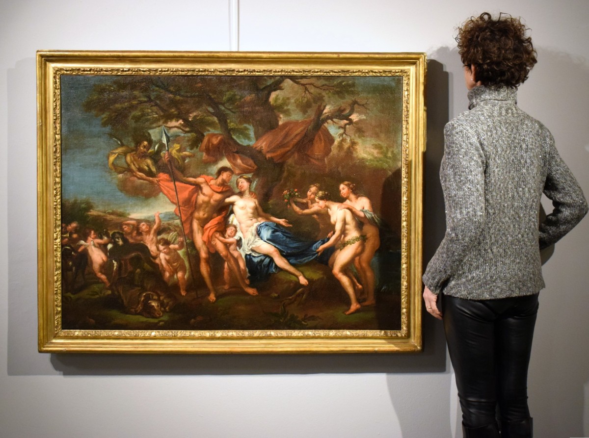 Venere e Adone - Atelier de Frans Wouters (Lierre 1612 -Anversa 1659)-photo-7