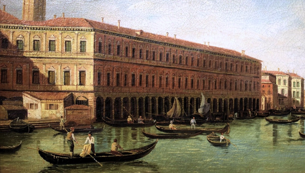 Venezia, veduta del Canal Grande - Scuola di Antonio Canal il Canaletto (Venezia 1697-1768)-photo-1
