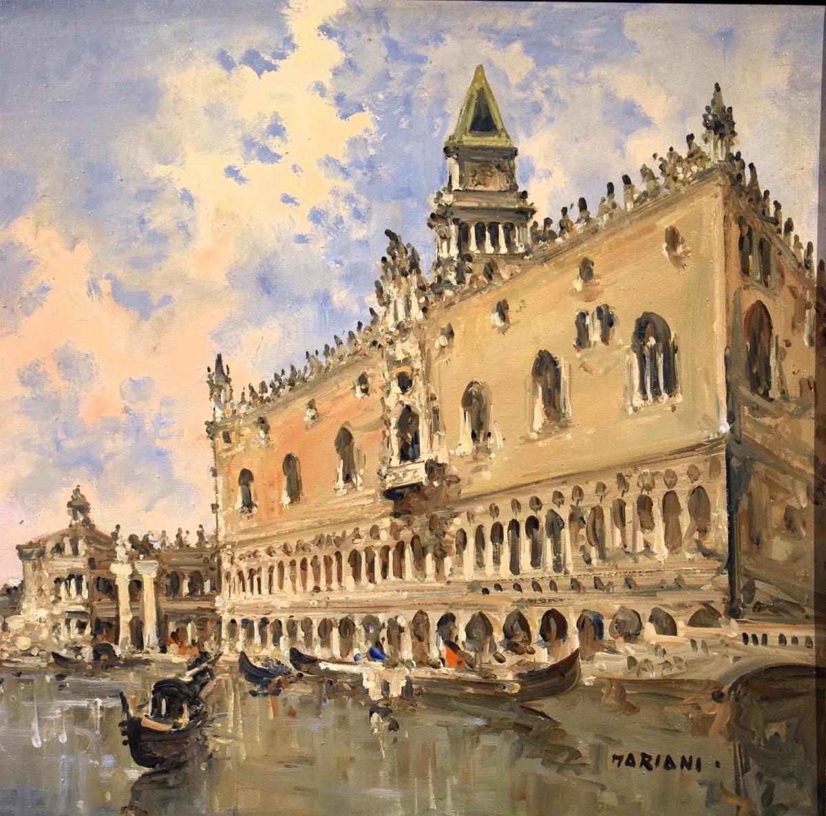 Venezia, il Bacino di san Marco  - pseudonimo di Giovanni Riva (Torino 1890 - 1973)-photo-4