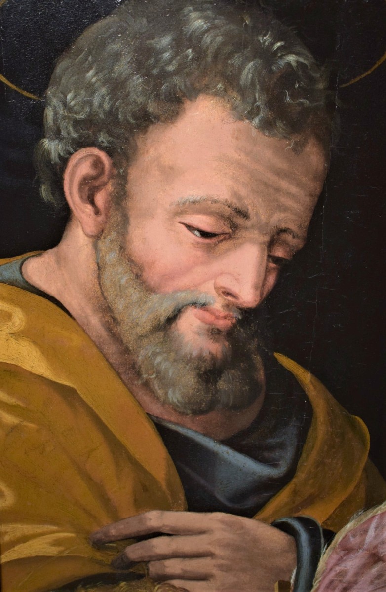 Sacra Famiglia - Michele Tosini del Ghirlandaio (Firenze 1503-1577)  -photo-2