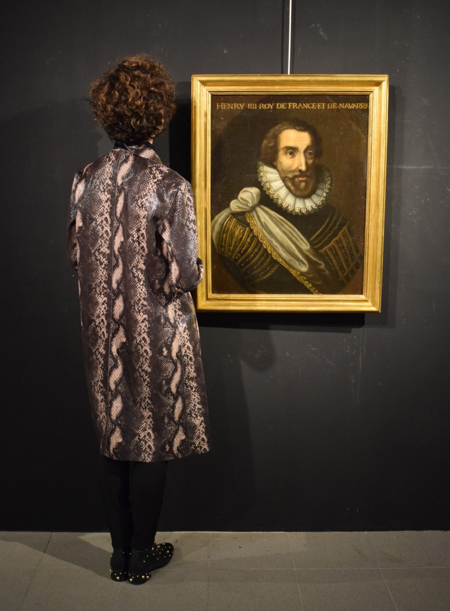 Ritratto di Enrico IV, re di Francia e di Navarra - scuola francese fine del XVI secolo-photo-8