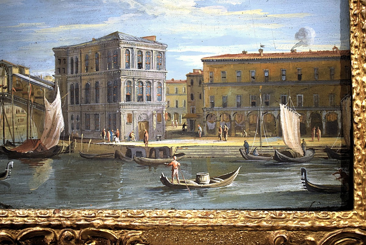 Coppia di vedute veneziane  - Guardi (Venezia 1764-1835)-photo-1