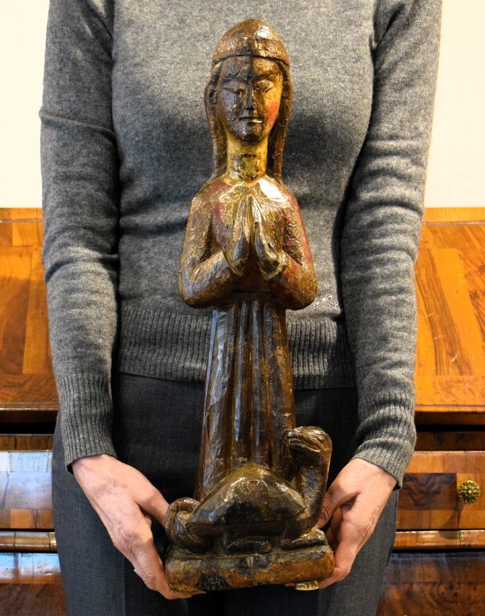 La Vergine schiaccia il Demonio - Artista spagnolo, XIII secolo-photo-6