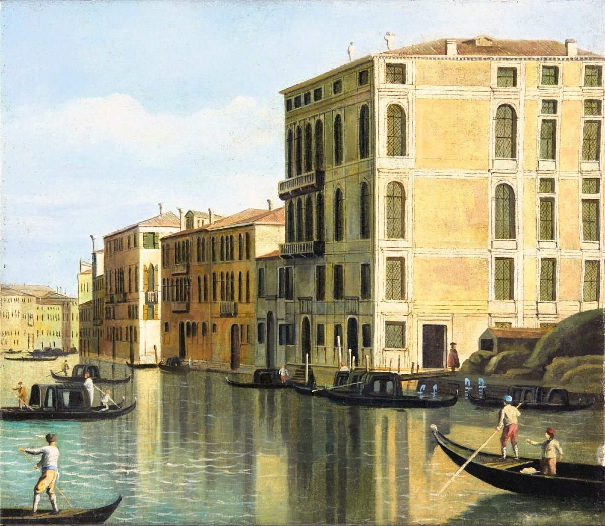 Venezia, Palazzi sul Canal Grande  - Vincenzo Chilone (Venezia 1758–1839) attrib.-photo-2