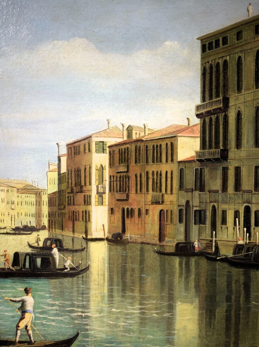 Venezia, Palazzi sul Canal Grande  - Vincenzo Chilone (Venezia 1758–1839) attrib.-photo-1