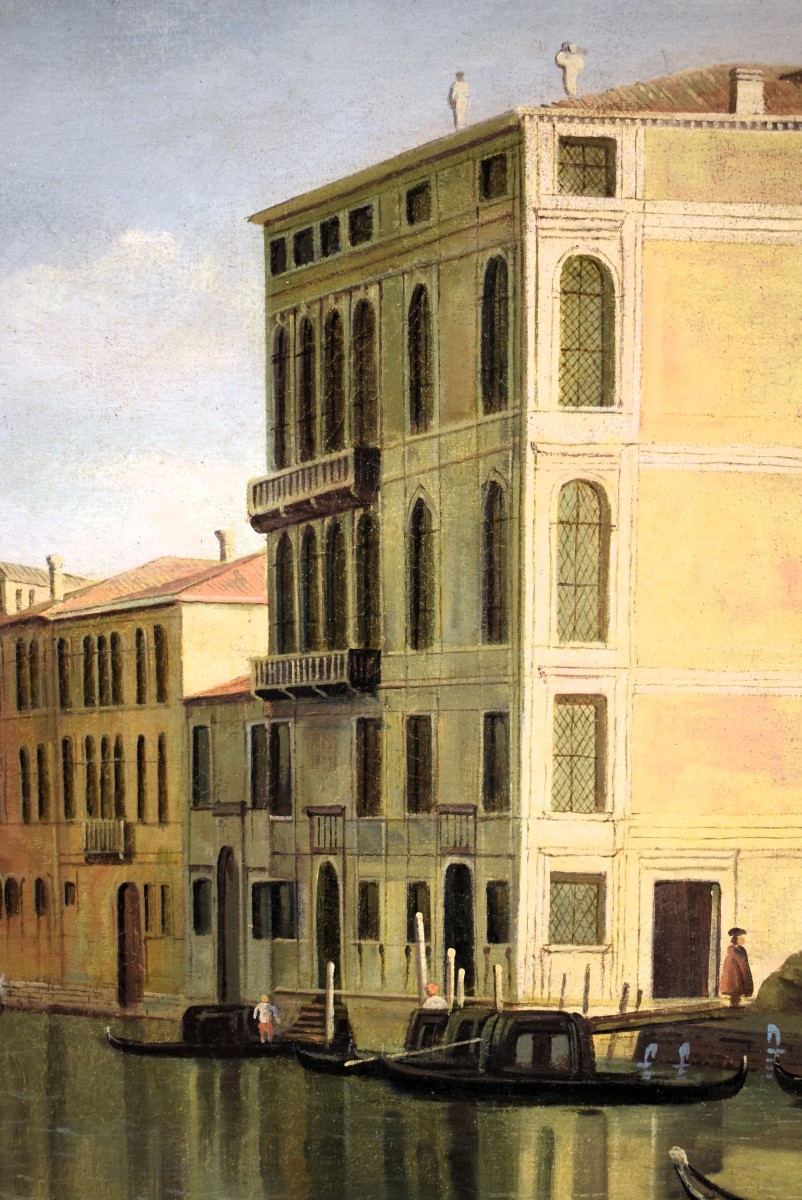 Venezia, Palazzi sul Canal Grande  - Vincenzo Chilone (Venezia 1758–1839) attrib.-photo-3